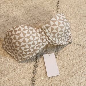 MIKOH Swimwear padded strapless bikini Top XS